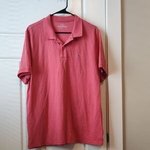 Vineyard Vines Men's Polo Shirt in Pink